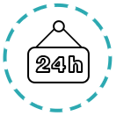 
24/7 εξυπηρέτηση
